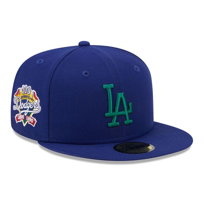 59fifty New Era La Dodgers State Tartan Fitted Gorras Azules | AI6103279