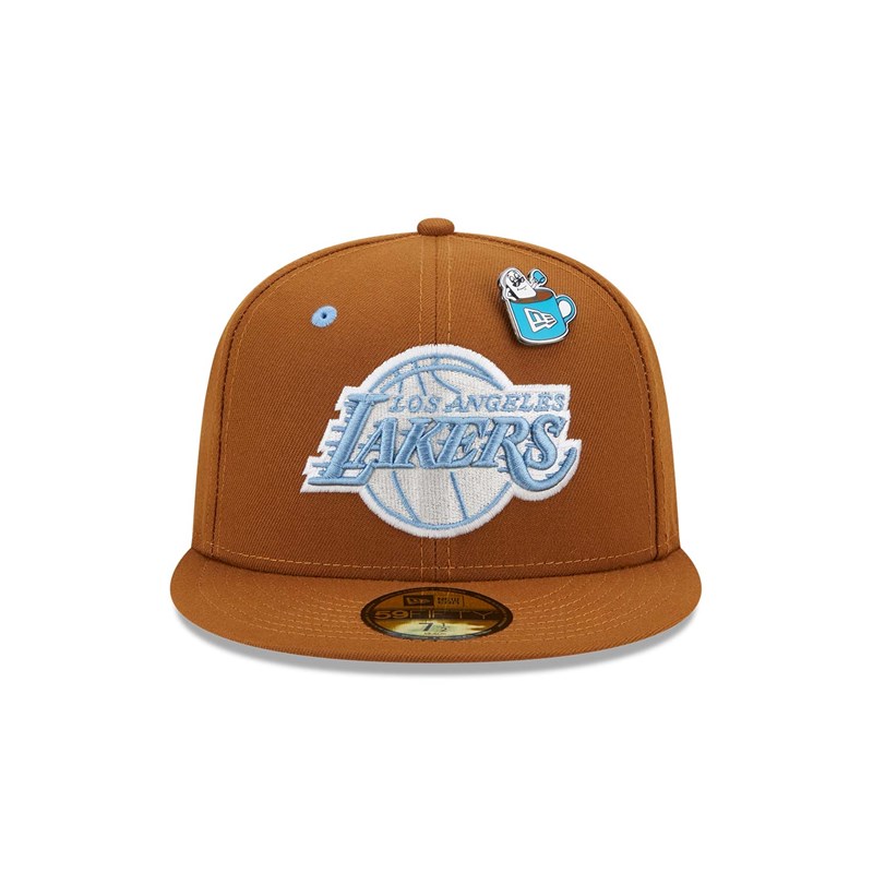 59fifty New Era La Lakers Hot Cocoa Fitted Gorras Marrom | WT2781356