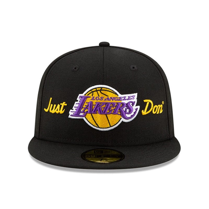 59fifty New Era La Lakers Just Don X NBA Gorras Negros | HG3218064