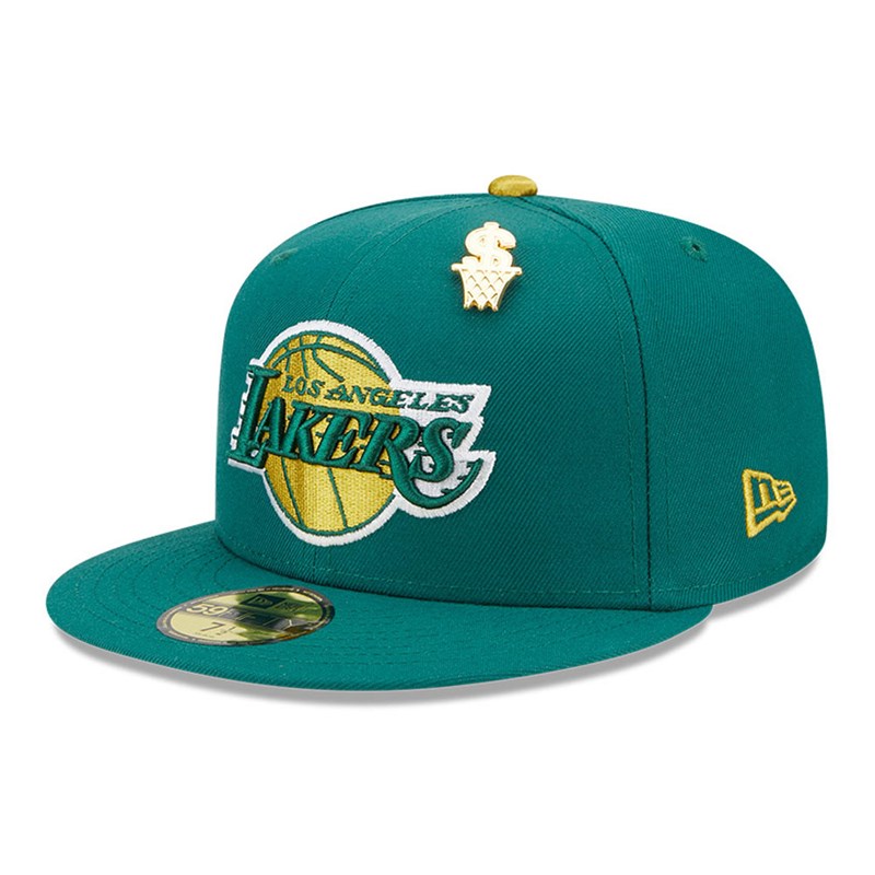 59fifty New Era La Lakers Max Bet Fitted Gorras Verdes | MC1769524