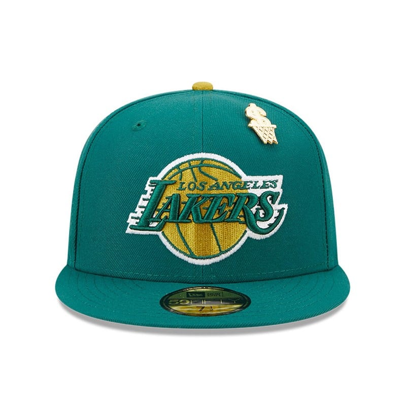 59fifty New Era La Lakers Max Bet Fitted Gorras Verdes | MC1769524