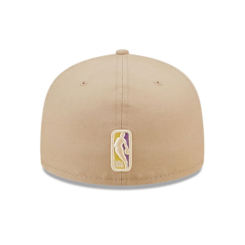 59fifty New Era La Lakers Team Neon Fitted Gorras Marrom | IP3817465