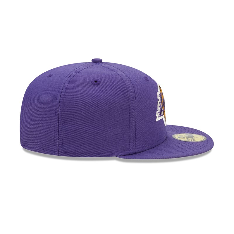 59fifty New Era La Lakers Twilight Fantasy Fitted Gorras Morados | BP0176394