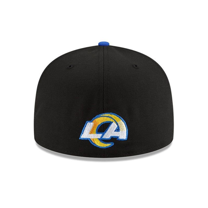 59fifty New Era La Rams NFL Draft Fitted Gorras Negros | IQ0247938