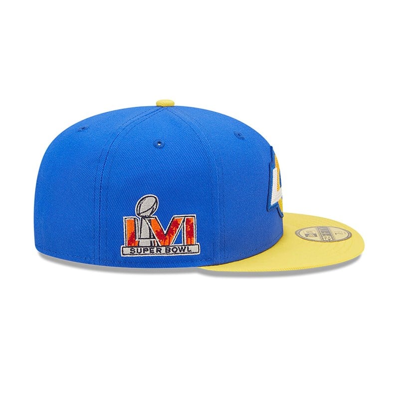 59fifty New Era La Rams Ne Letterman Fitted Gorras Azules | VS4537280