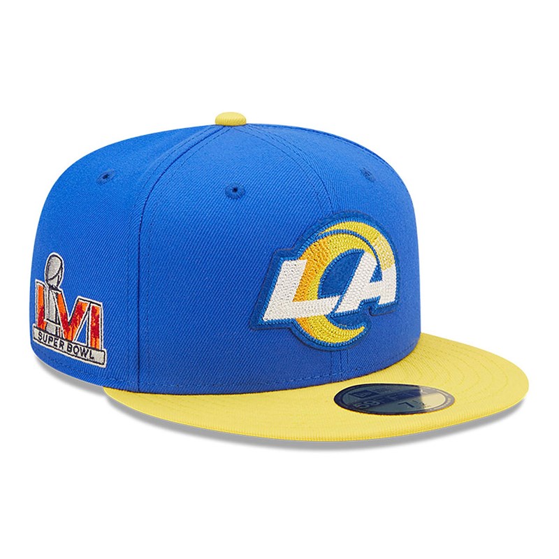 59fifty New Era La Rams Ne Letterman Fitted Gorras Azules | VS4537280