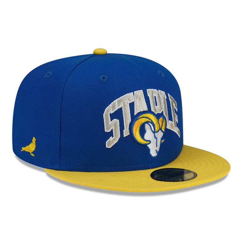 59fifty New Era La Rams X Staple Fitted Gorras Azules | FK7952340