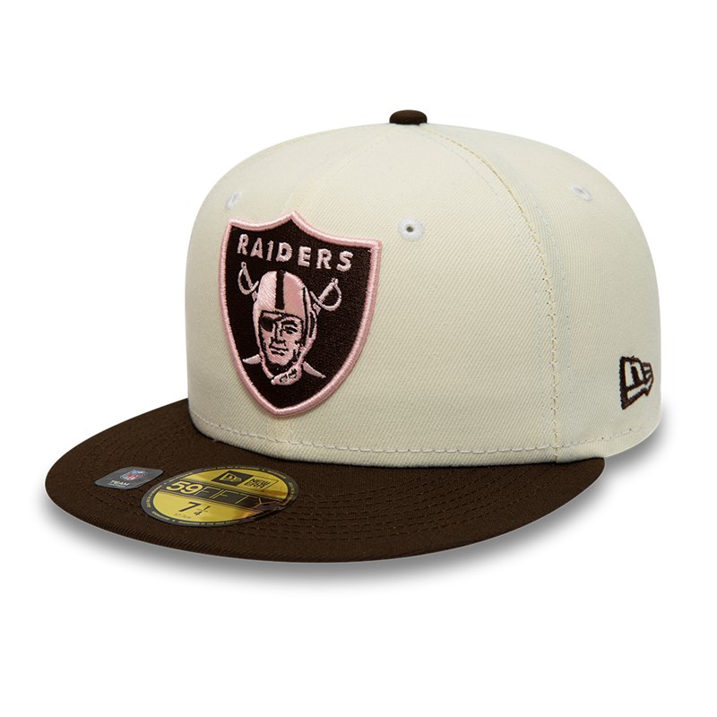 59fifty New Era Las Vegas Raiders Fitted Gorras Blancos | AZ2105379