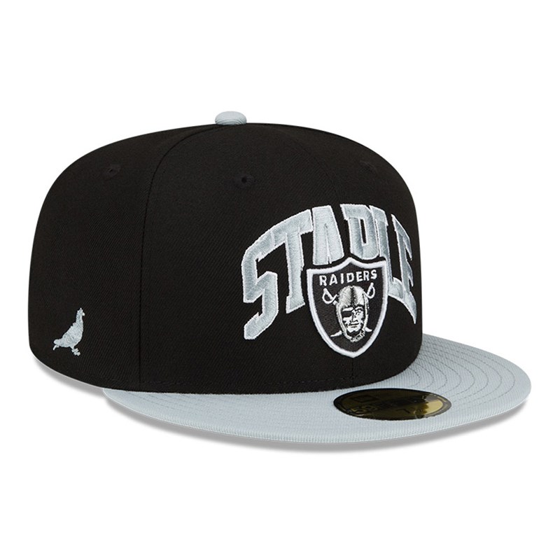 59fifty New Era Las Vegas Raiders X Staple Fitted Gorras Negros | VN1436802