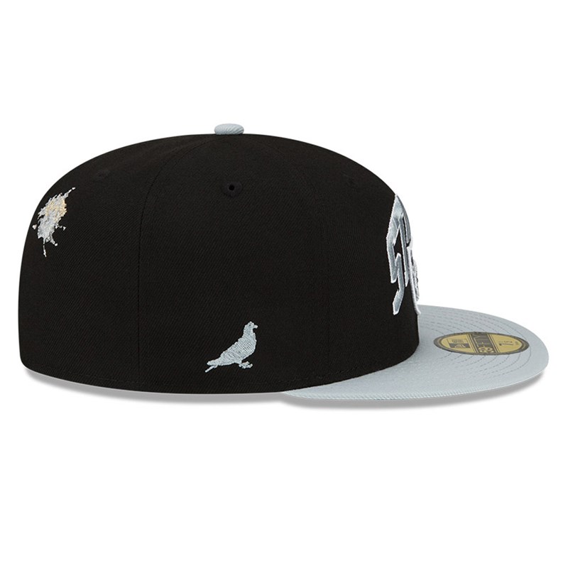 59fifty New Era Las Vegas Raiders X Staple Fitted Gorras Negros | VN1436802