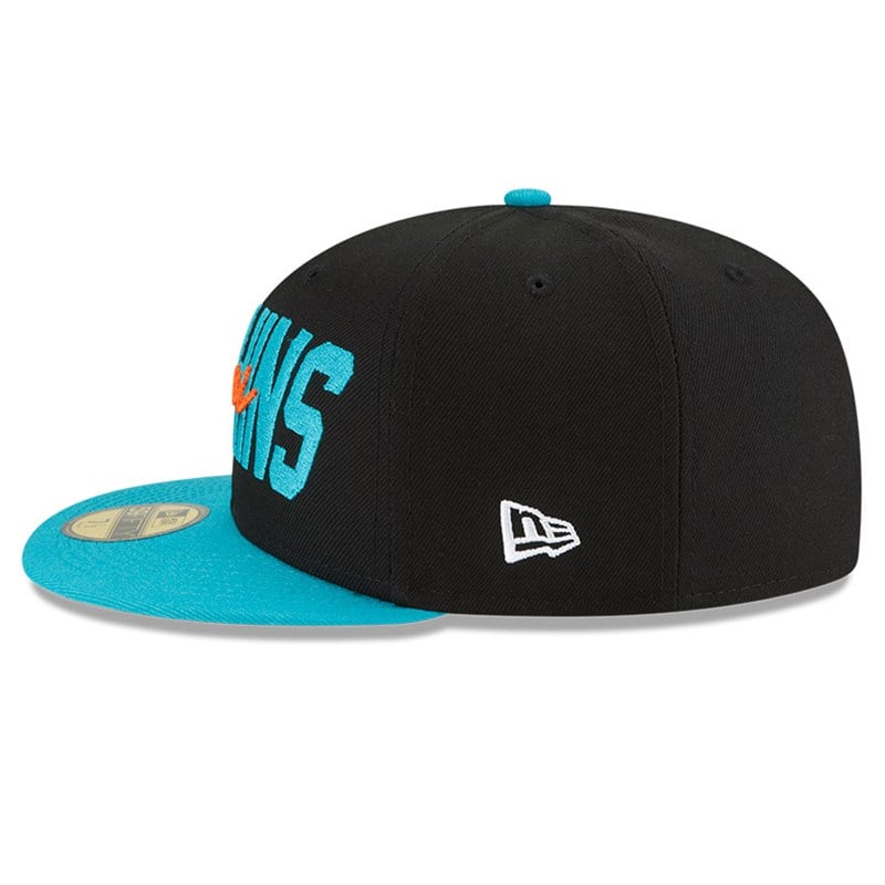 59fifty New Era Miami Dolphins NFL Draft Fitted Gorras Negros | GF3054987