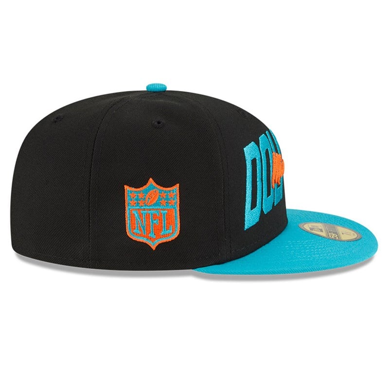 59fifty New Era Miami Dolphins NFL Draft Fitted Gorras Negros | GF3054987