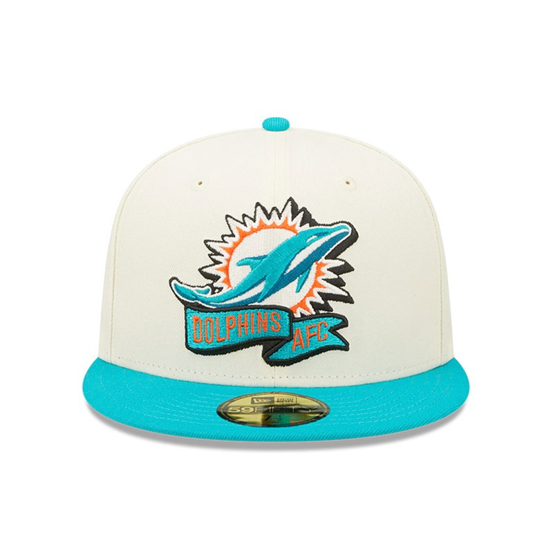 59fifty New Era Miami Dolphins NFL Sideline 2022 Fitted Gorras Blancos | NT8793640