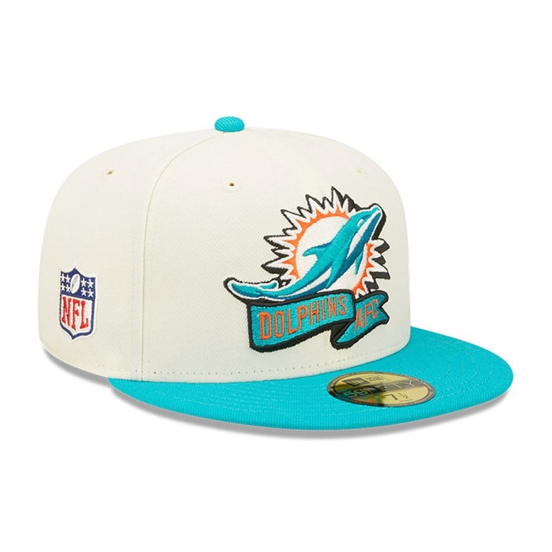 59fifty New Era Miami Dolphins NFL Sideline 2022 Fitted Gorras Blancos | NT8793640