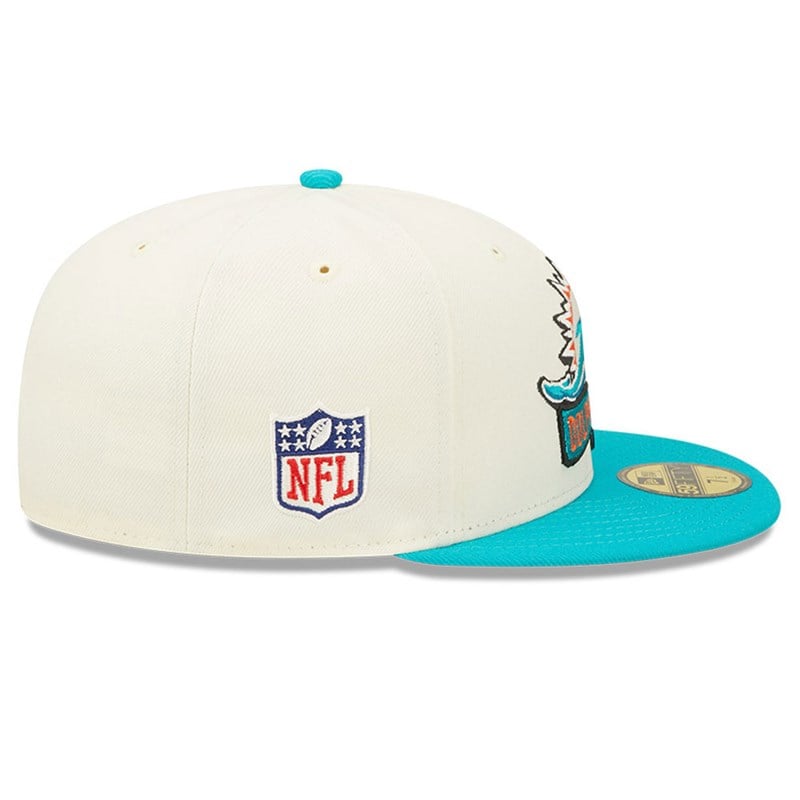 59fifty New Era Miami Dolphins NFL Sideline 2022 Fitted Gorras Blancos | NT8793640