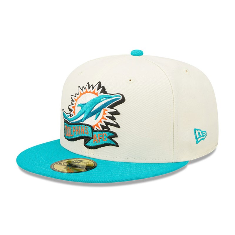 59fifty New Era Miami Dolphins NFL Sideline 2022 Fitted Gorras Blancos | NT8793640