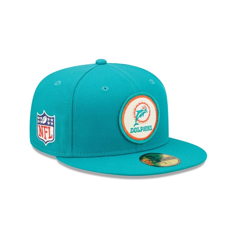 59fifty New Era Miami Dolphins NFL Sideline 2022 Gorras Azules | YZ3174865