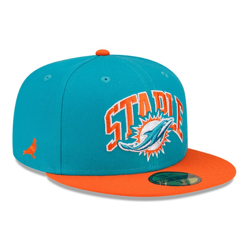 59fifty New Era Miami Dolphins X Staple Fitted Gorras Azules | FW5741863