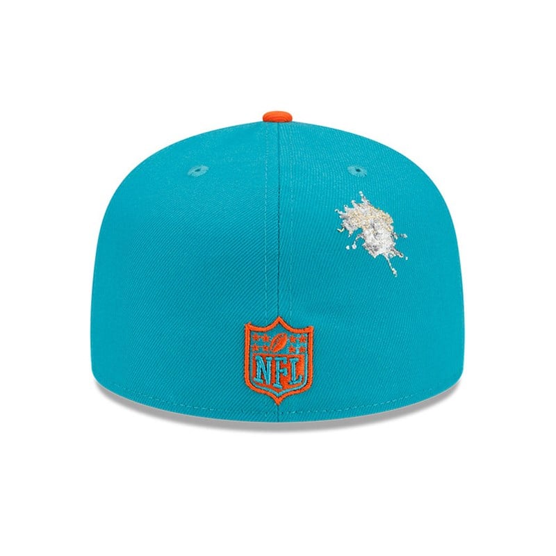 59fifty New Era Miami Dolphins X Staple Fitted Gorras Azules | FW5741863