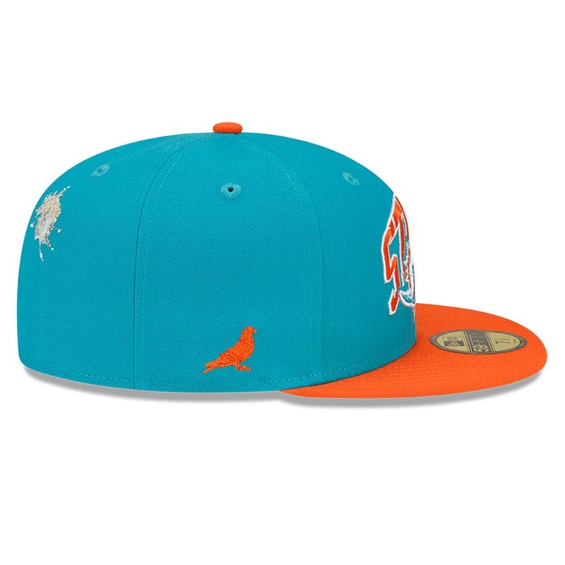 59fifty New Era Miami Dolphins X Staple Fitted Gorras Azules | FW5741863