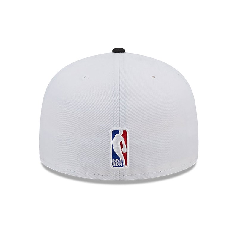 59fifty New Era Miami Heat Authentics City Edition Fitted Gorras Blancos | EM9125830