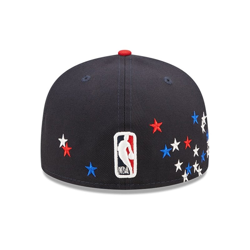 59fifty New Era Miami Heat NBA Americana Fitted Gorras Azules | BF6013254