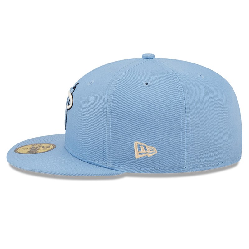 59fifty New Era Miami Heat NBA Global Fitted Gorras Azules | LU2860715