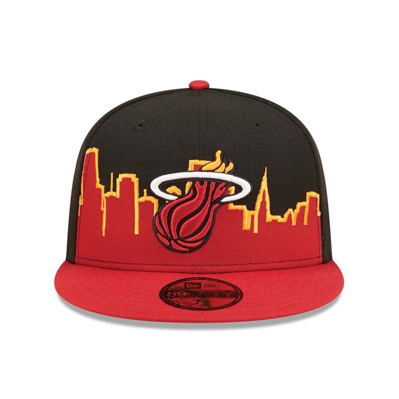 59fifty New Era Miami Heat NBA Tip Off 2022 Fitted Gorras Negros | QB2653804