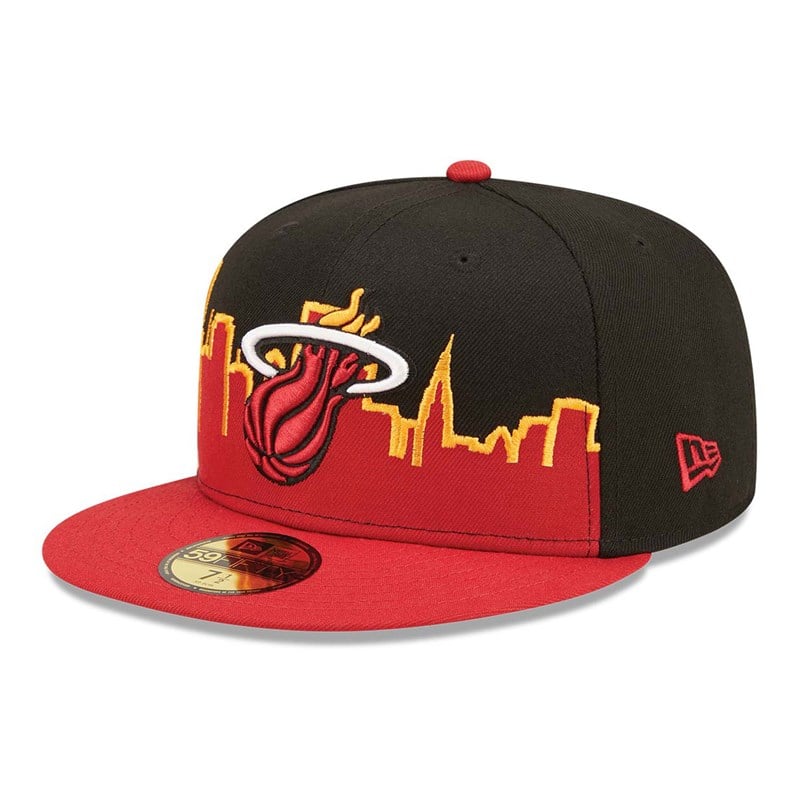 59fifty New Era Miami Heat NBA Tip Off 2022 Fitted Gorras Negros | QB2653804