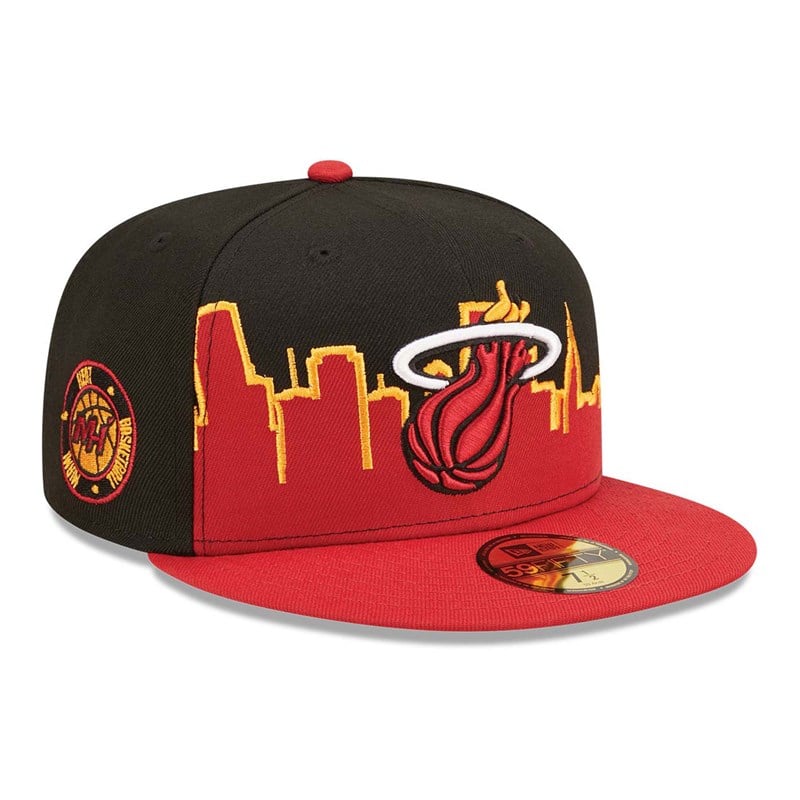 59fifty New Era Miami Heat NBA Tip Off 2022 Fitted Gorras Negros | QB2653804