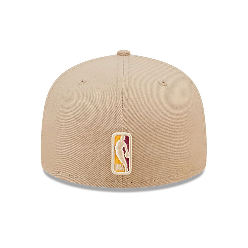 59fifty New Era Miami Heat Team Neon Fitted Gorras Marrom | RH4785169