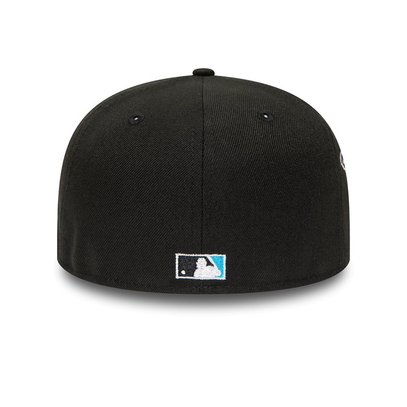 59fifty New Era Miami Marlins 25th Anniversary Fitted Gorras Negros | RO9162378