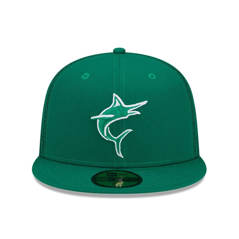 59fifty New Era Miami Marlins MLB St Patricks Day Gorras Verdes | VS1820694