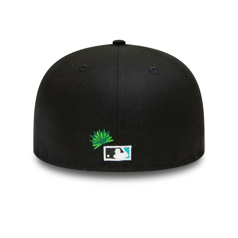 59fifty New Era Miami Marlins Stateview Fitted Gorras Negros | BK2403897