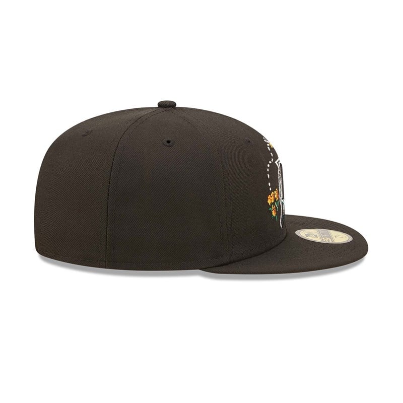 59fifty New Era Miami Marlins Watercolour Floral Gorras Negros | VC9478065