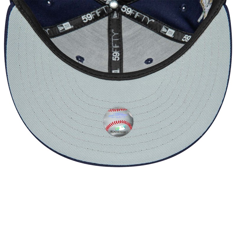 59fifty New Era Milwaukee Brewers 25th Anniversary Fitted Gorras Azules | ME4236150