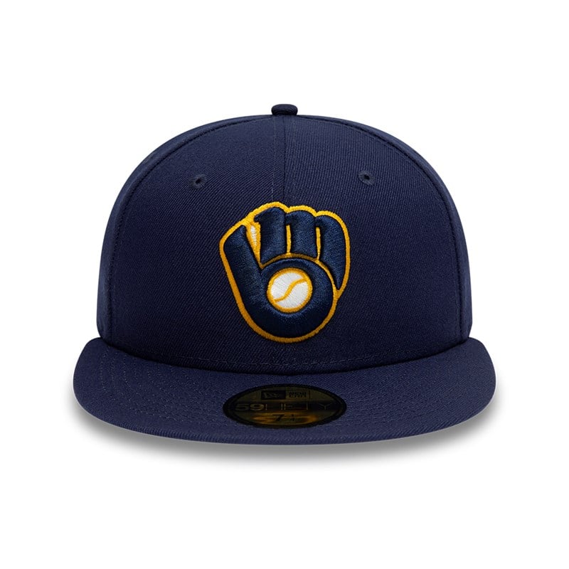 59fifty New Era Milwaukee Brewers Ac Perf Gorras Azules | WT8075392