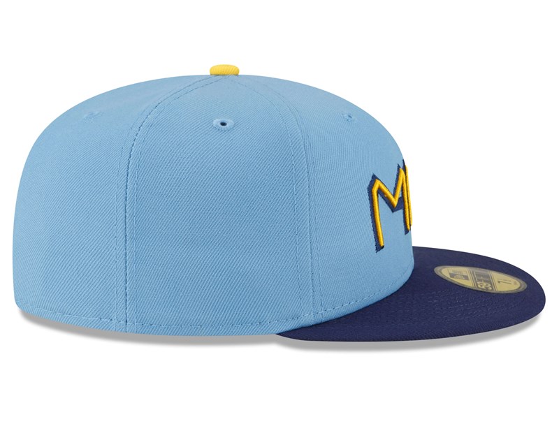 59fifty New Era Milwaukee Brewers MLB City Connect Gorras Azules | SA5378914