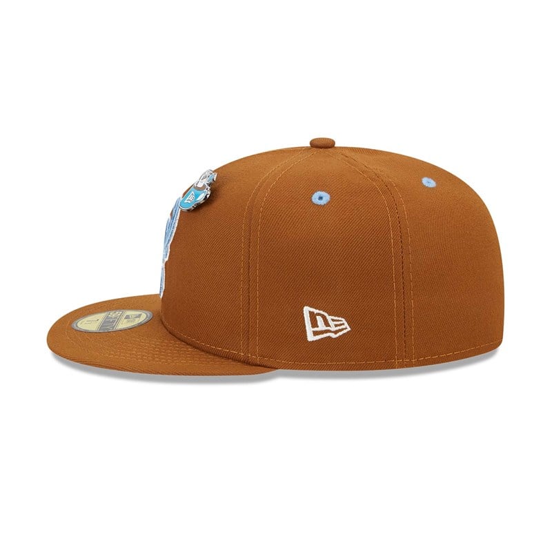 59fifty New Era Milwaukee Bucks Hot Cocoa Fitted Gorras Marrom | QW1276540