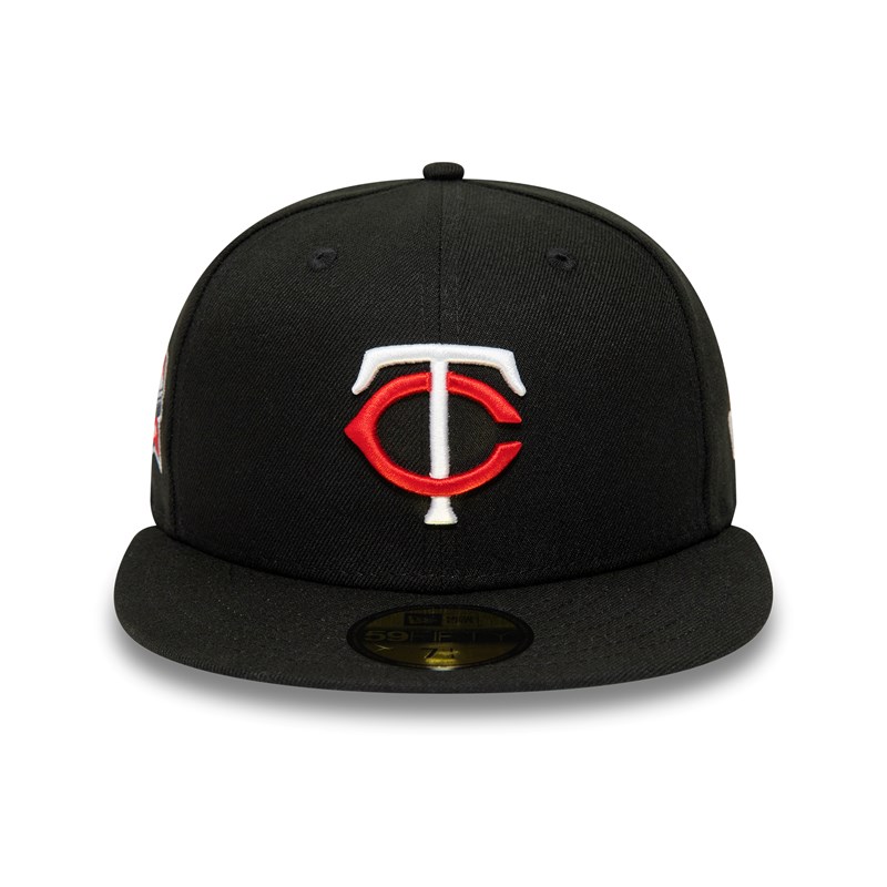 59fifty New Era Minnesota Twins American League Stadium Fitted Gorras Negros | AS1623785