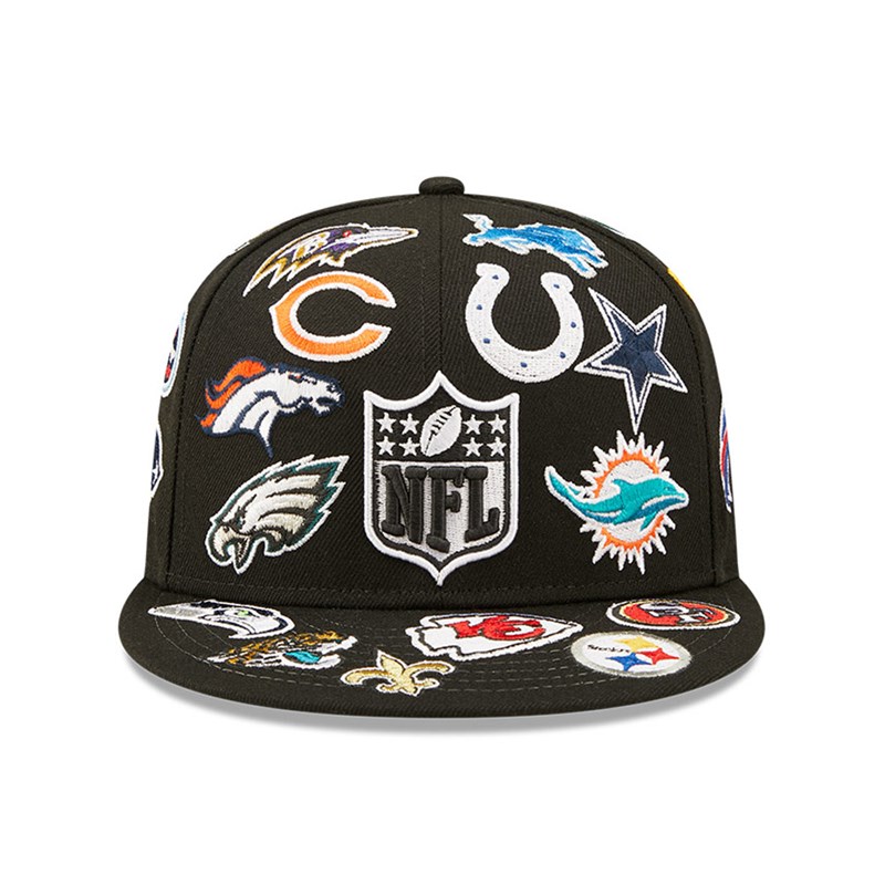 59fifty New Era NFL Team Logo Fitted Gorras Negros | IT1307489