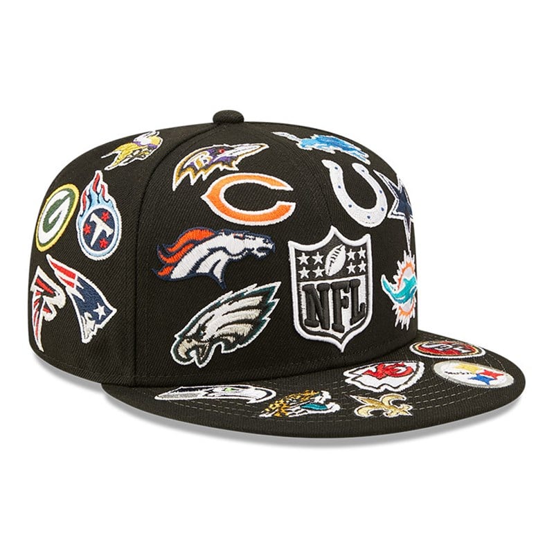 59fifty New Era NFL Team Logo Fitted Gorras Negros | IT1307489