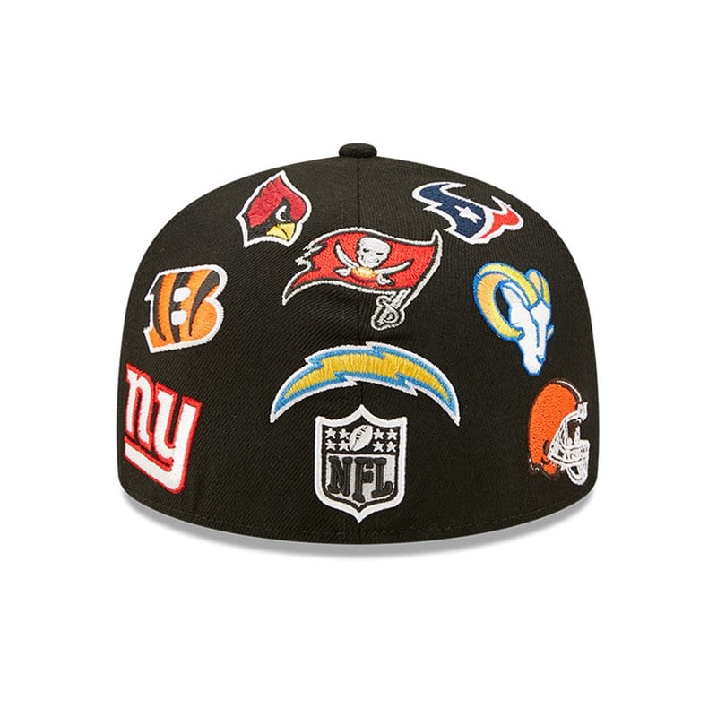 59fifty New Era NFL Team Logo Fitted Gorras Negros | IT1307489