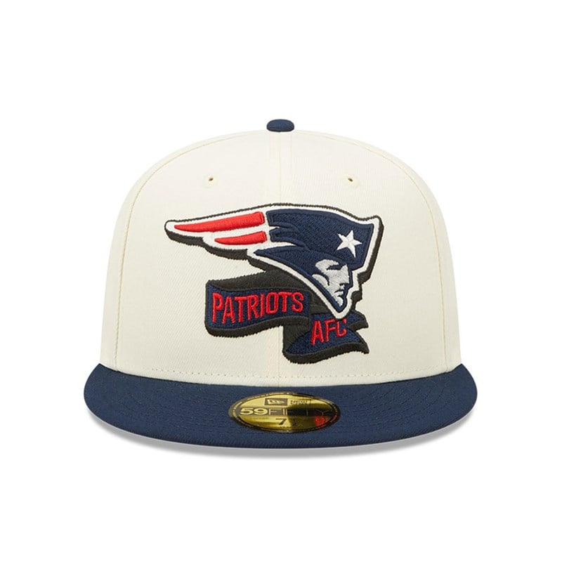 59fifty New Era New England Patriots NFL Sideline 2022 Fitted Gorras Blancos | HC0859714