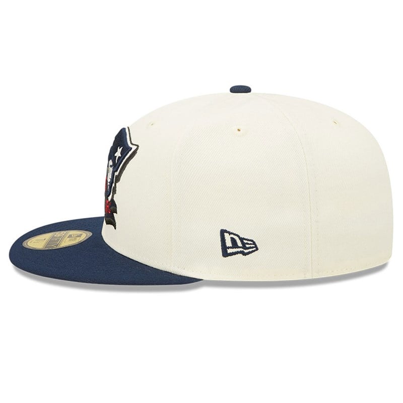 59fifty New Era New England Patriots NFL Sideline 2022 Fitted Gorras Blancos | HC0859714