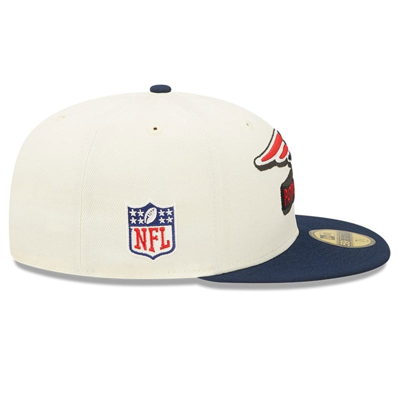 59fifty New Era New England Patriots NFL Sideline 2022 Fitted Gorras Blancos | HC0859714