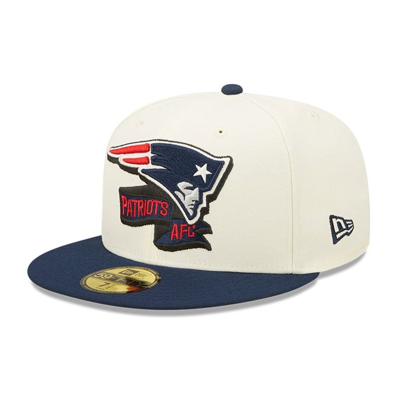 59fifty New Era New England Patriots NFL Sideline 2022 Fitted Gorras Blancos | HC0859714