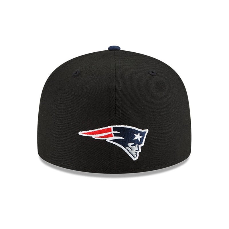 59fifty New Era New England Patriots NFL Draft Fitted Gorras Negros | UH7608543