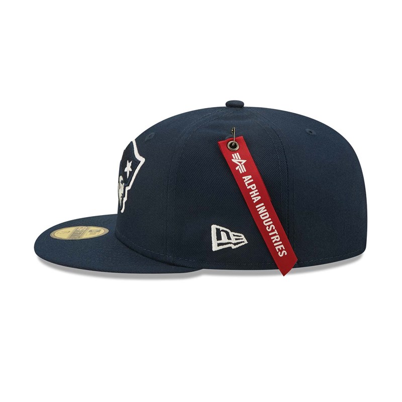 59fifty New Era New England Patriots X Alpha Industries Fitted Gorras Azules | CT8271693