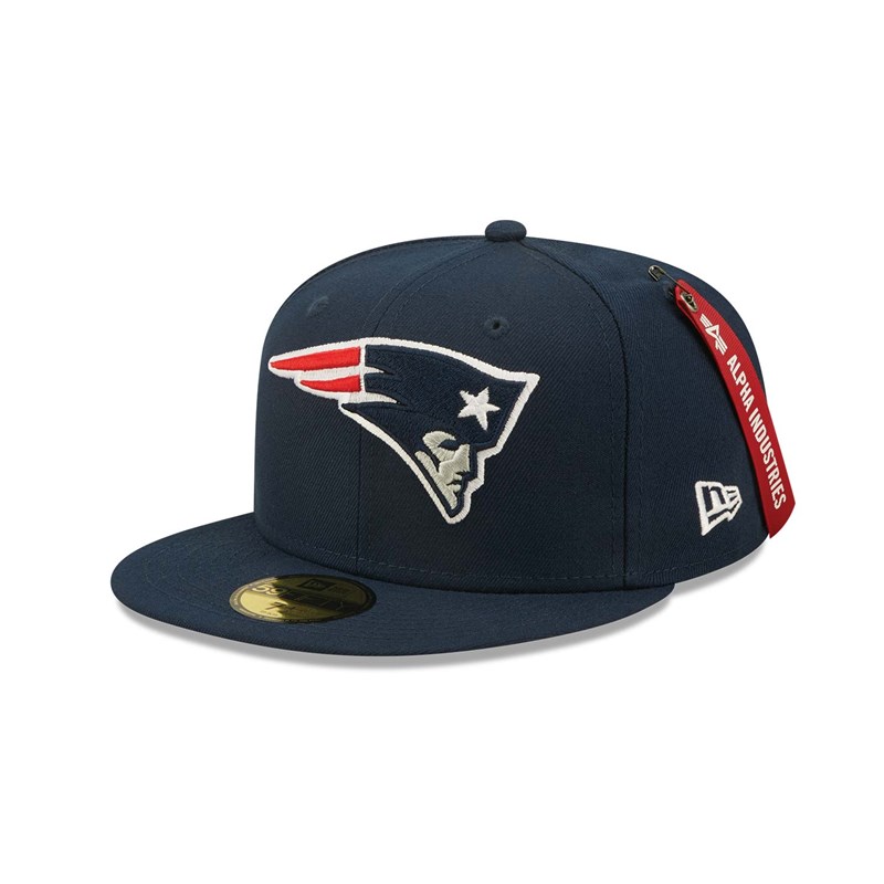 59fifty New Era New England Patriots X Alpha Industries Fitted Gorras Azules | CT8271693